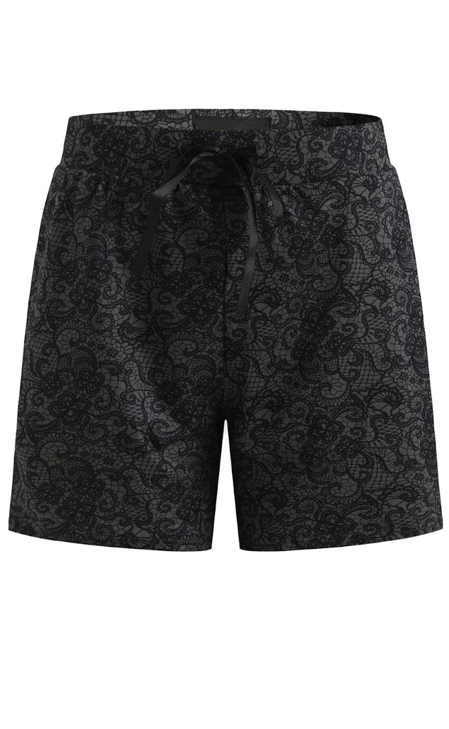 Liberte Shorts - Alma Long Strap - Black Lace