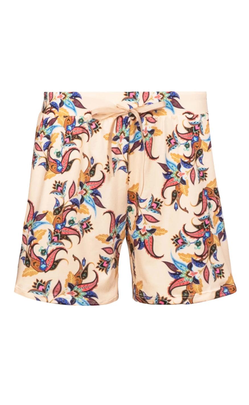 Liberte Shorts - Alma - Vanilla Multicolour Paisley