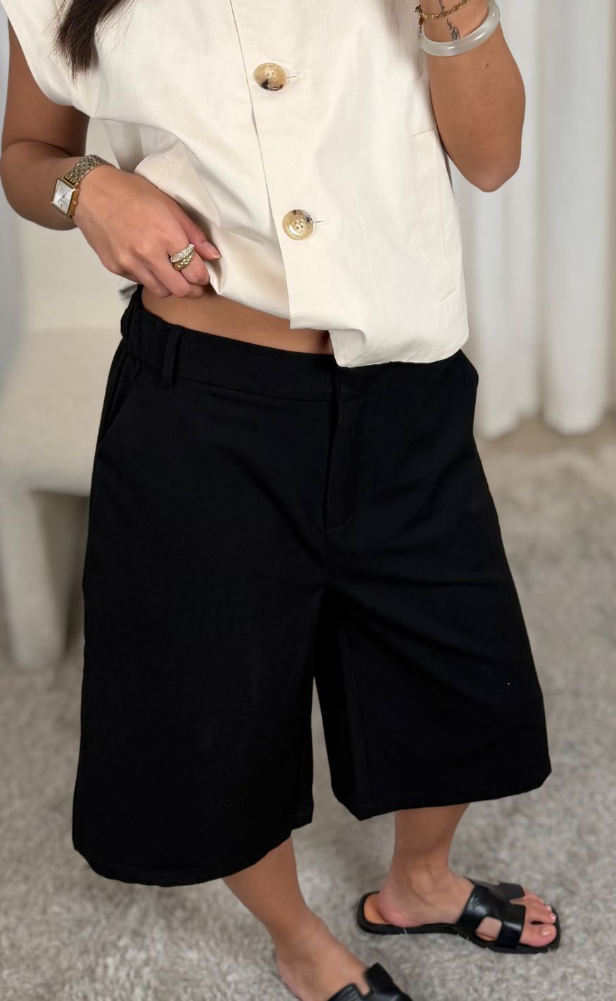 Liberte Shorts - Freddy Long - Black