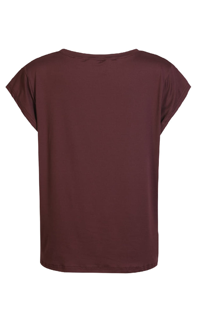 Liberte T-Shirt - Alma U - Bordeaux
