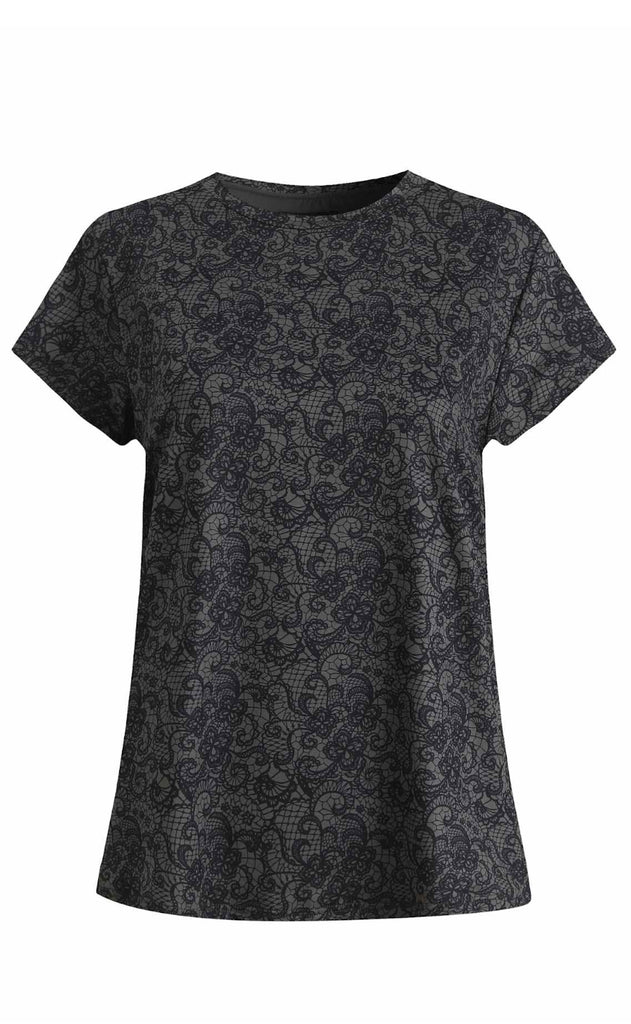 Liberte T-shirt - Alma U - Black Lace