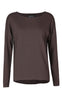 Liberte Top - Alma Fleece - Dark Chocolate