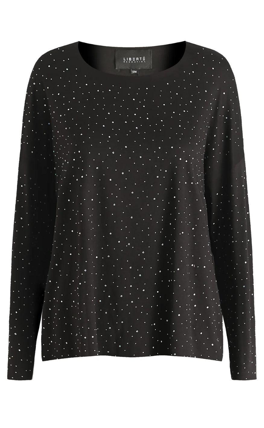 Liberte Top - Alma LS - Black Simili