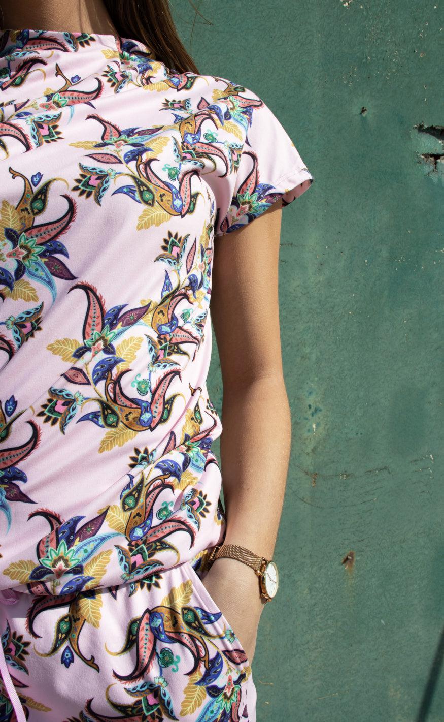 Liberte Top - Alma - Rosa Multicolour Paisley