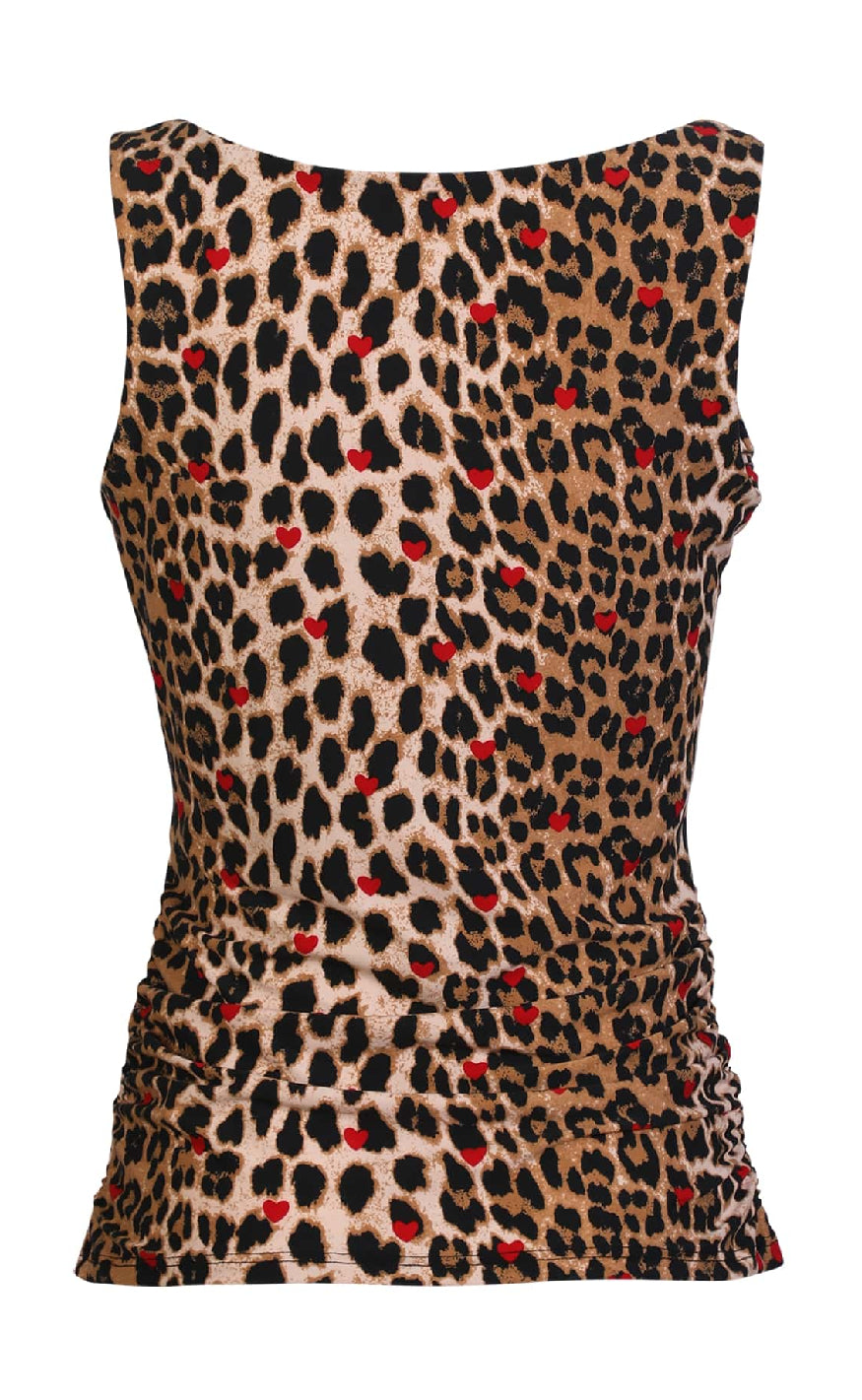 Liberte Top - Alma Turn - Lux Leo/Red Heart