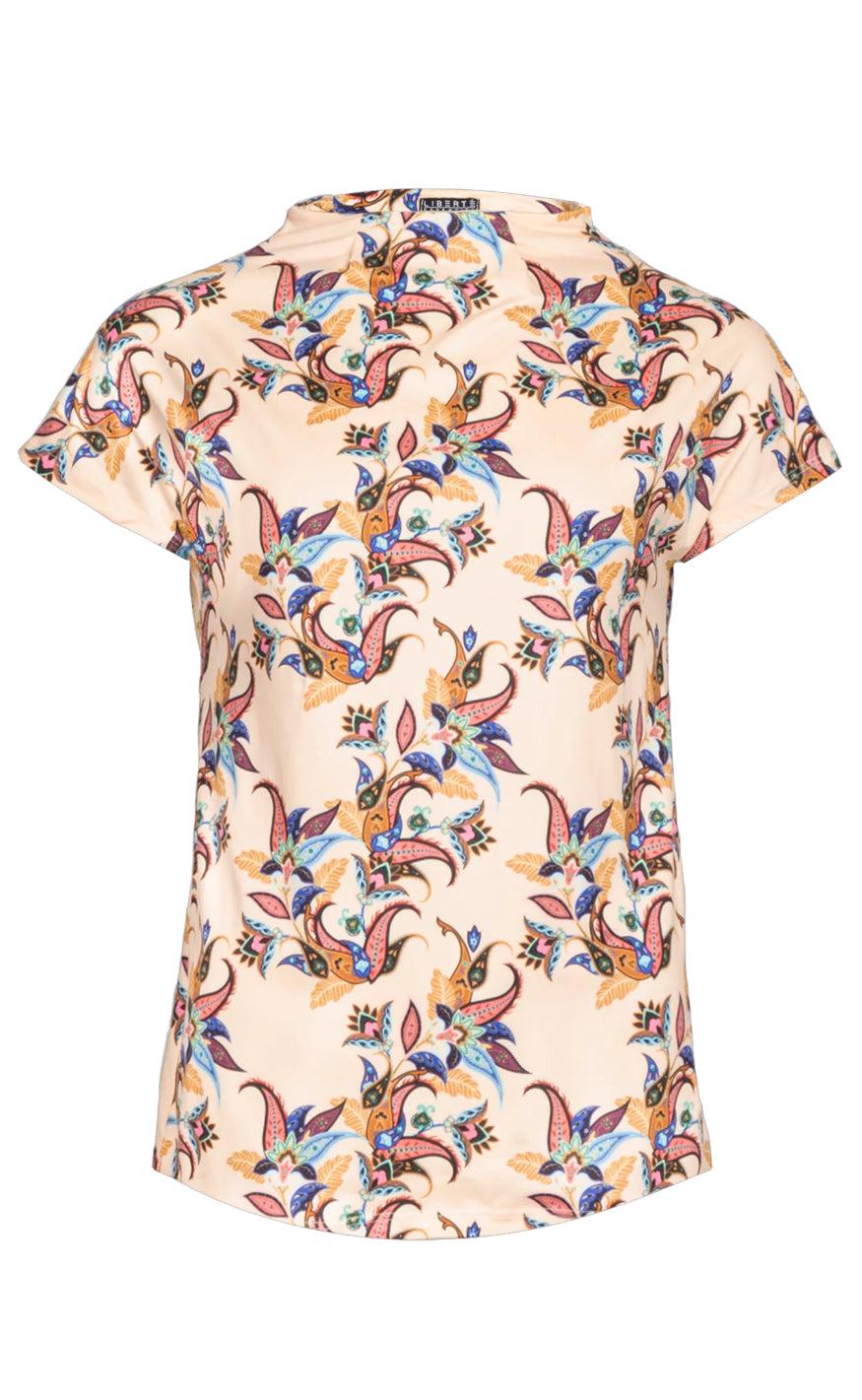 Liberte Top - Alma - Vanilla Multicolour Paisley