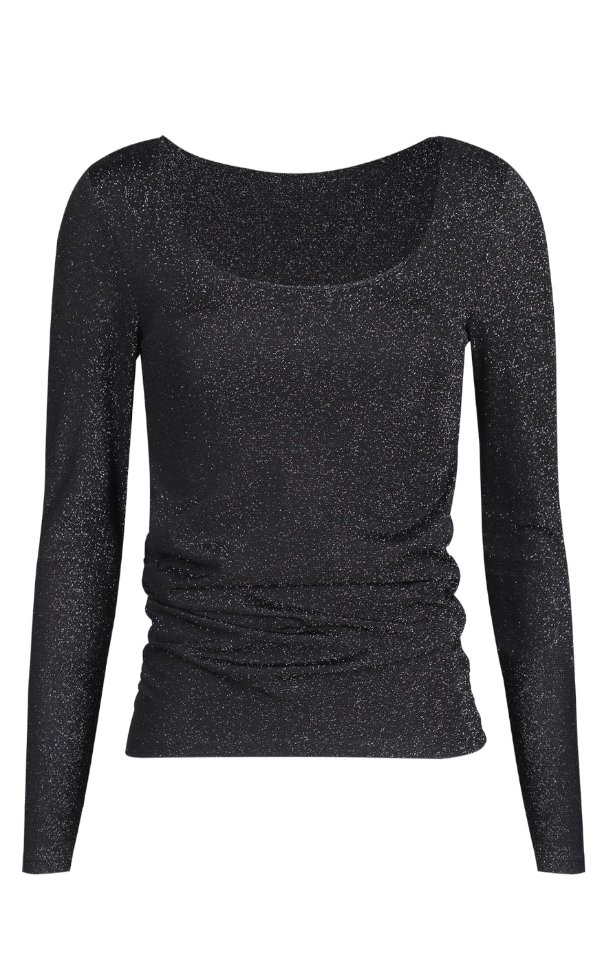 Liberte Top - Nuno Ls Turn - Black