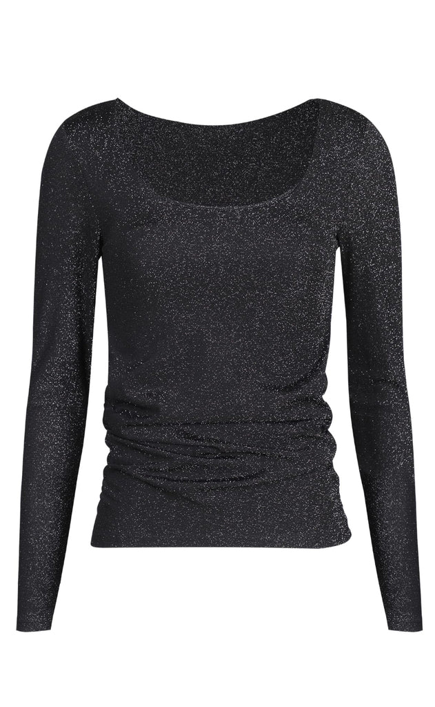 Liberte Top - Nuno Ls Turn - Black