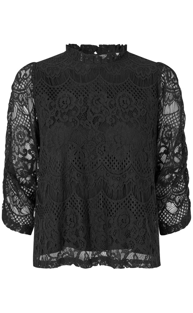 Lollys Laundry Bluse - Lilou - Black