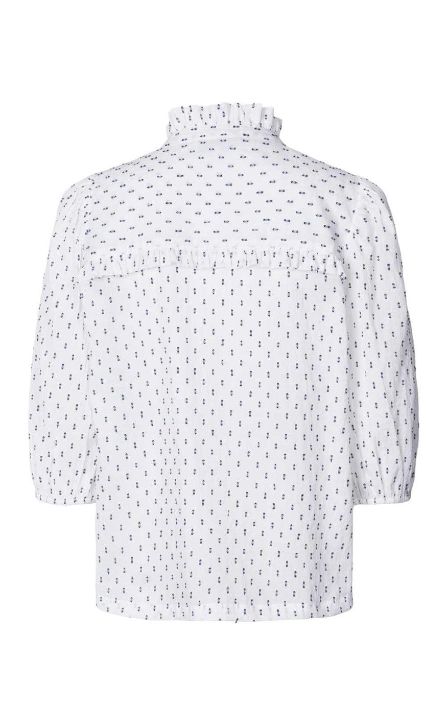 Lollys Laundry Bluse - Perth - White