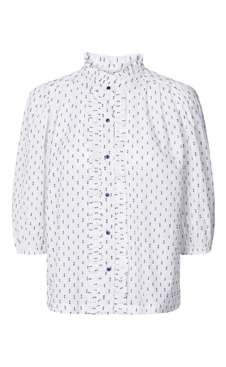 Lollys Laundry Bluse - Perth - White