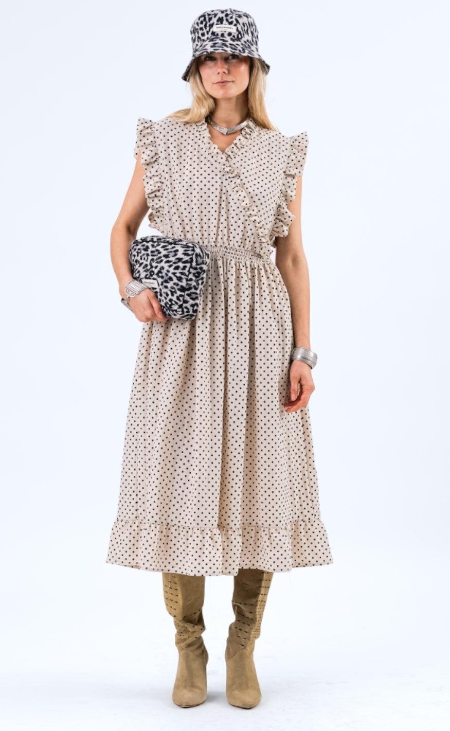 Lollys Laundry Bøllehat - Willow - Leopard Print