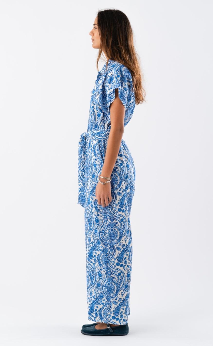 Lollys Laundry Buksedragt - Mathilde - Blue