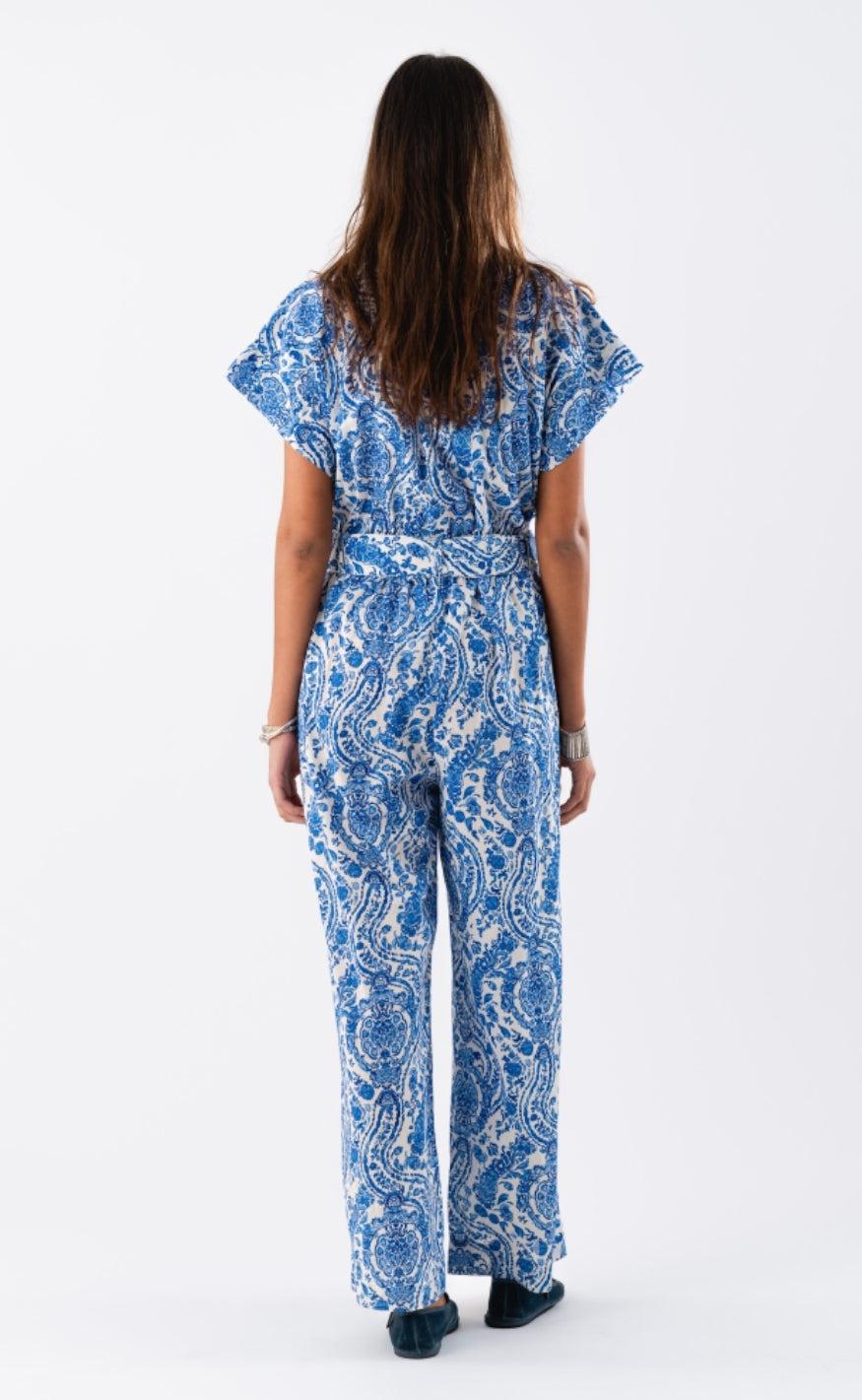 Lollys Laundry Buksedragt - Mathilde - Blue