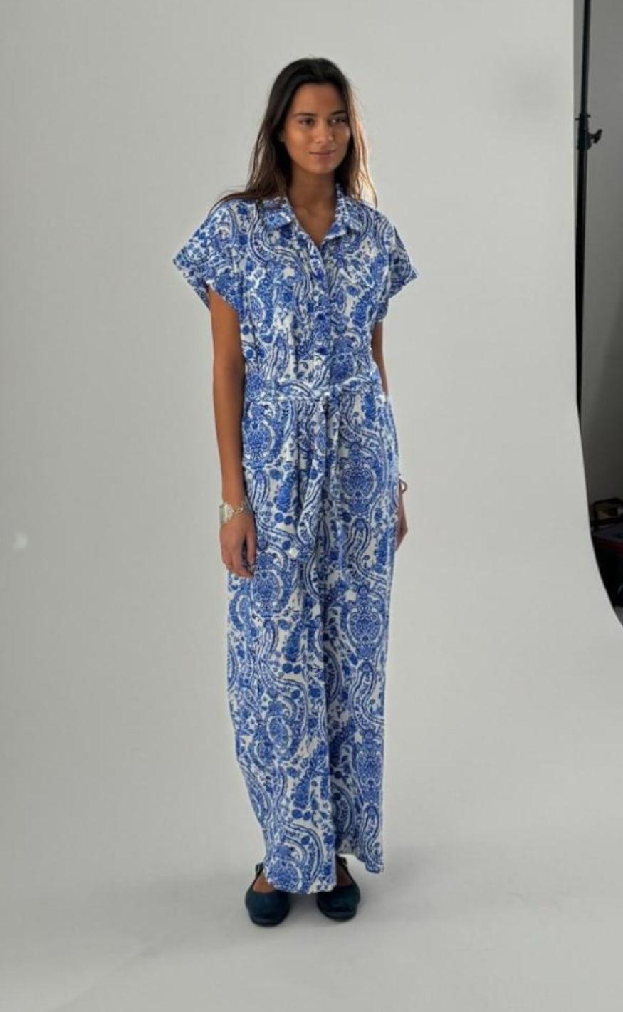 Lollys Laundry Buksedragt - Mathilde - Blue