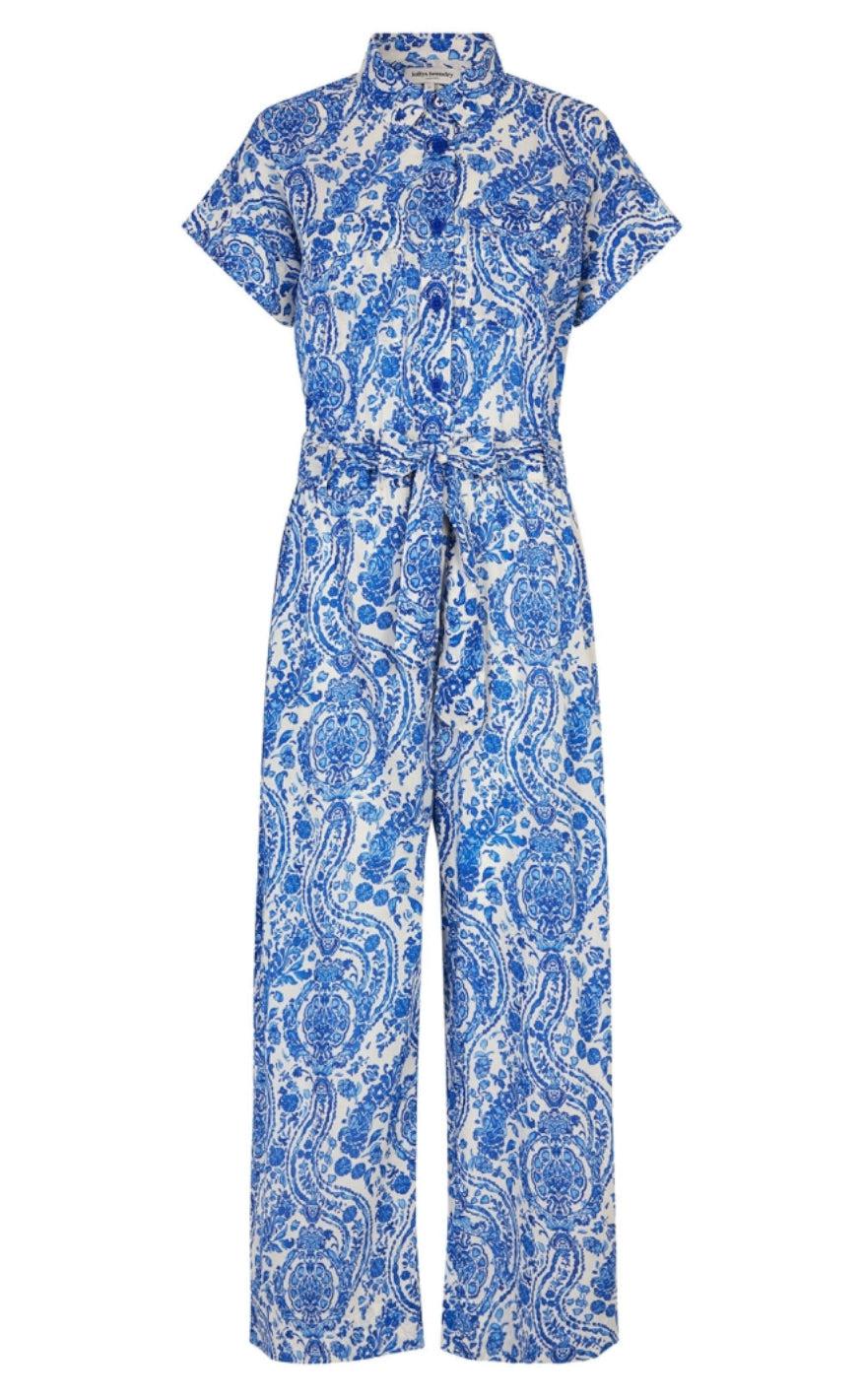 Lollys Laundry Buksedragt - Mathilde - Blue