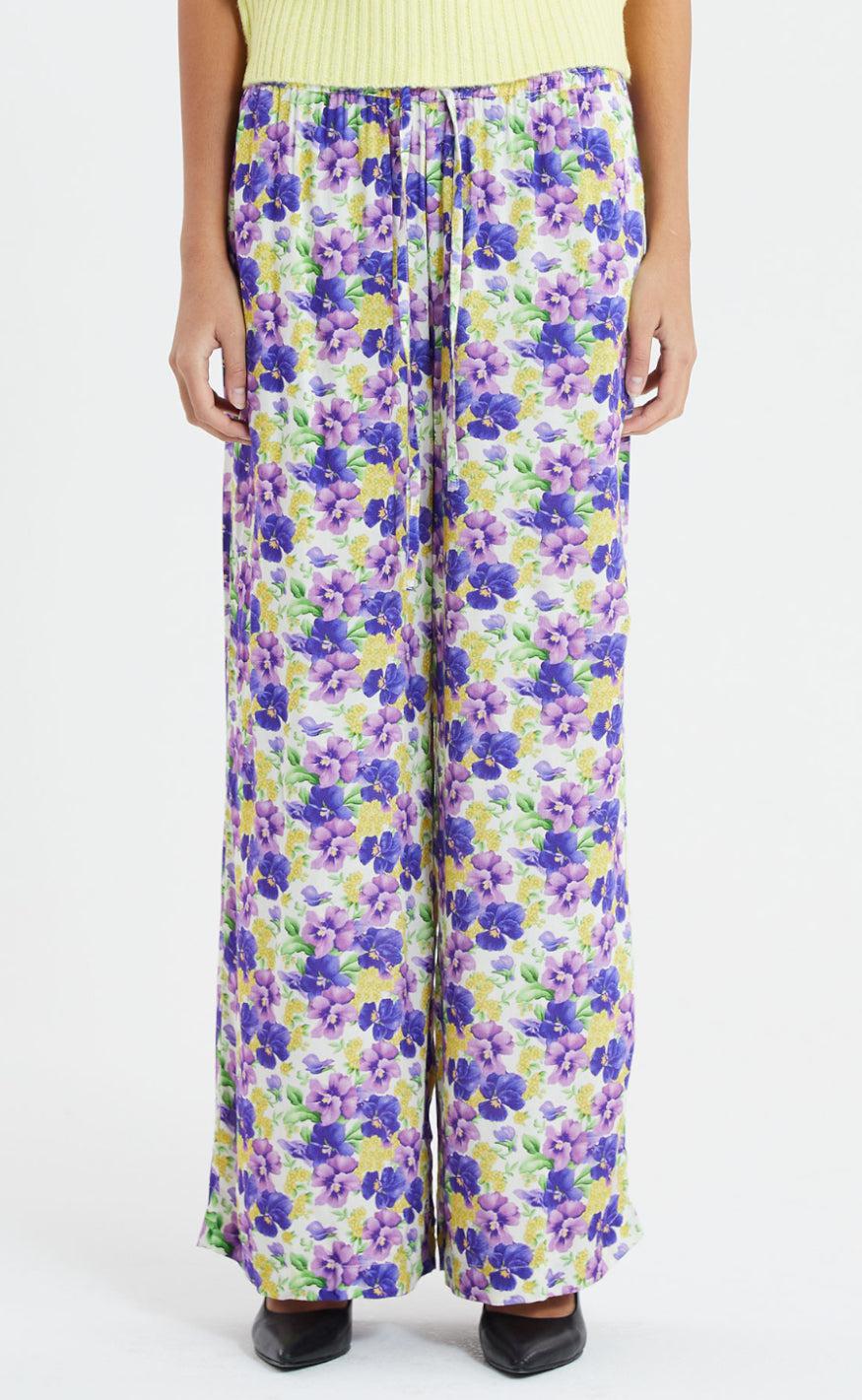 Lollys Laundry Bukser - Liam - Flower Print