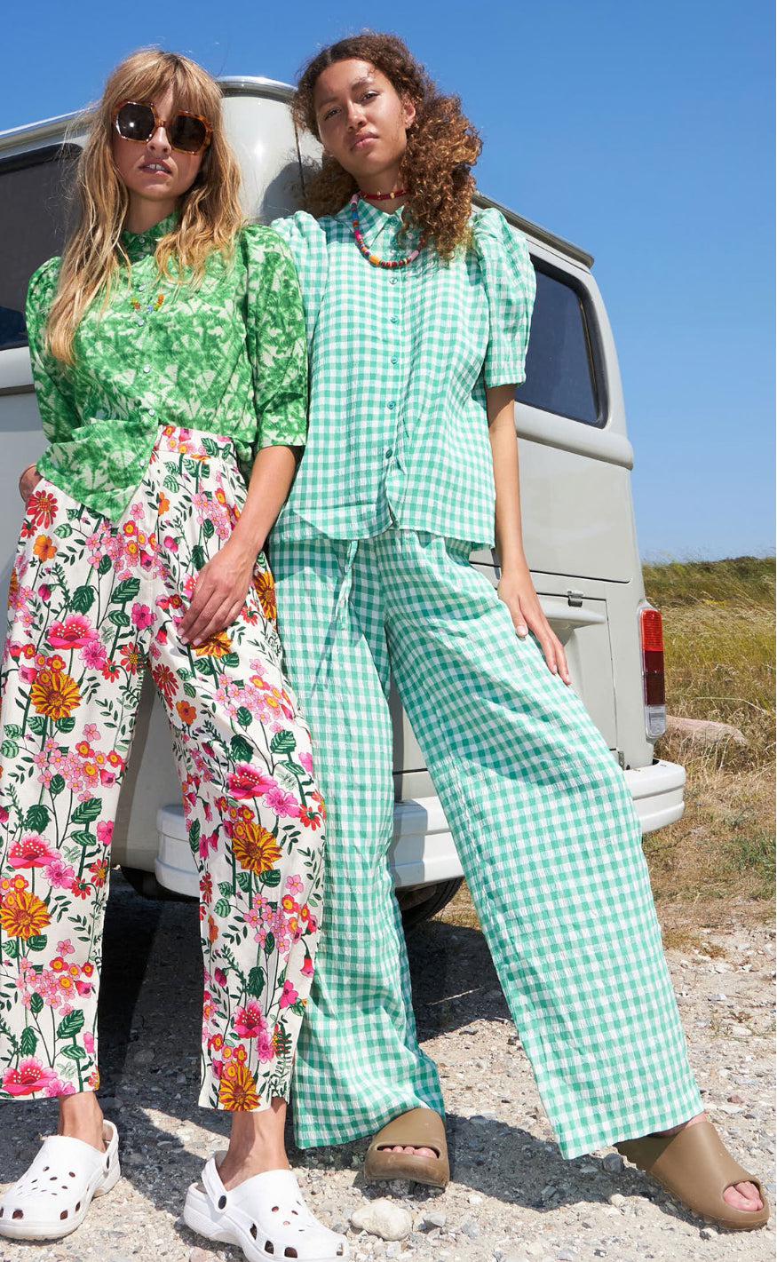 Lollys Laundry Bukser - Rita - Green