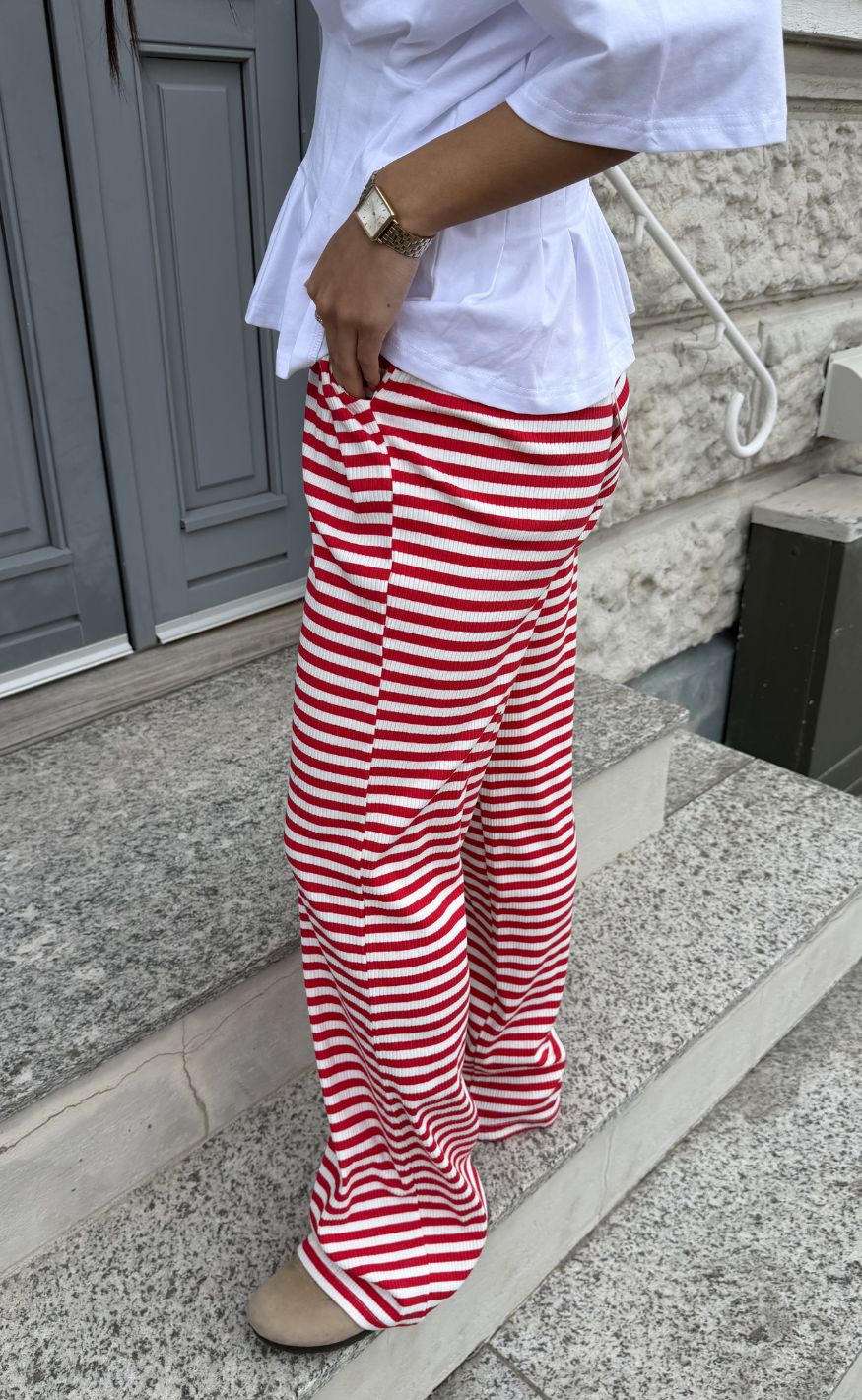 Lollys Laundry Bukser - Rita - Red