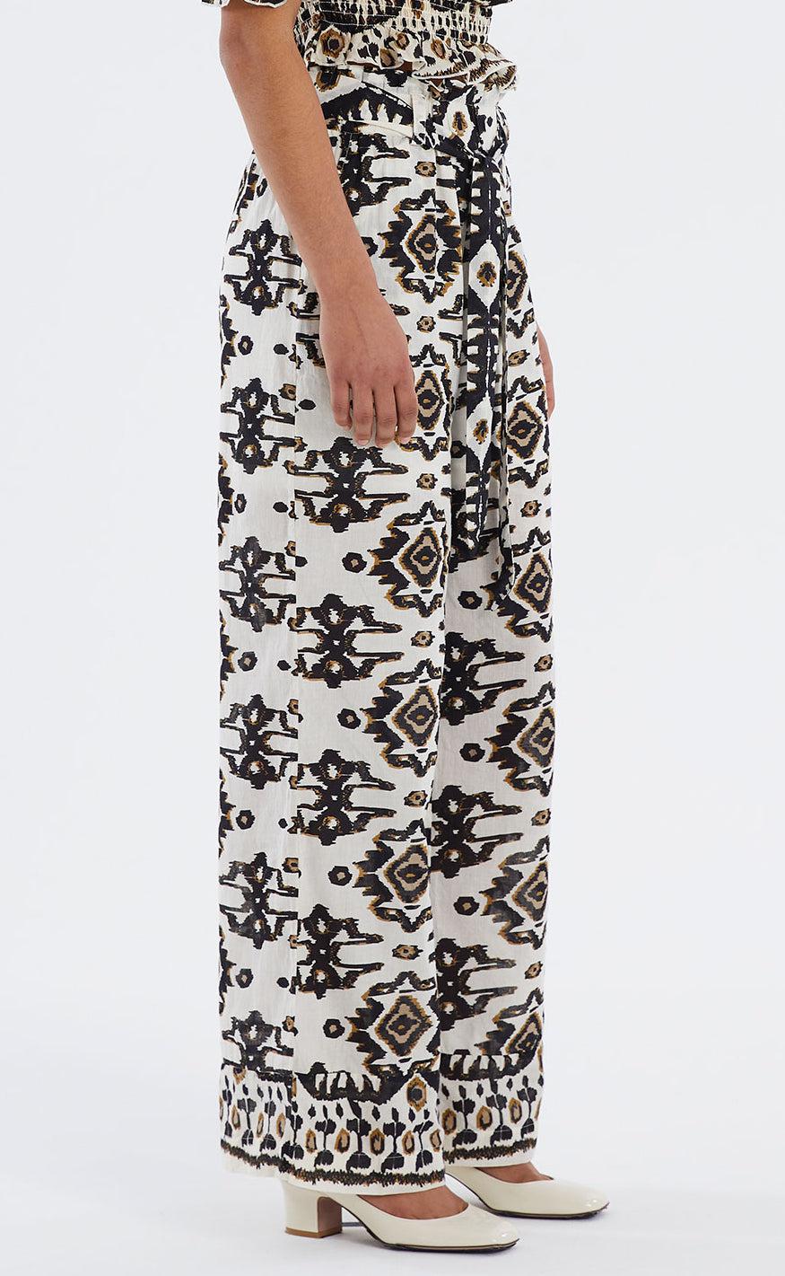 Lollys Laundry Bukser - Vicky - Aztec Print