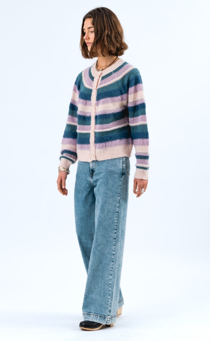 Lollys Laundry Cardigan - Jork - Lavender