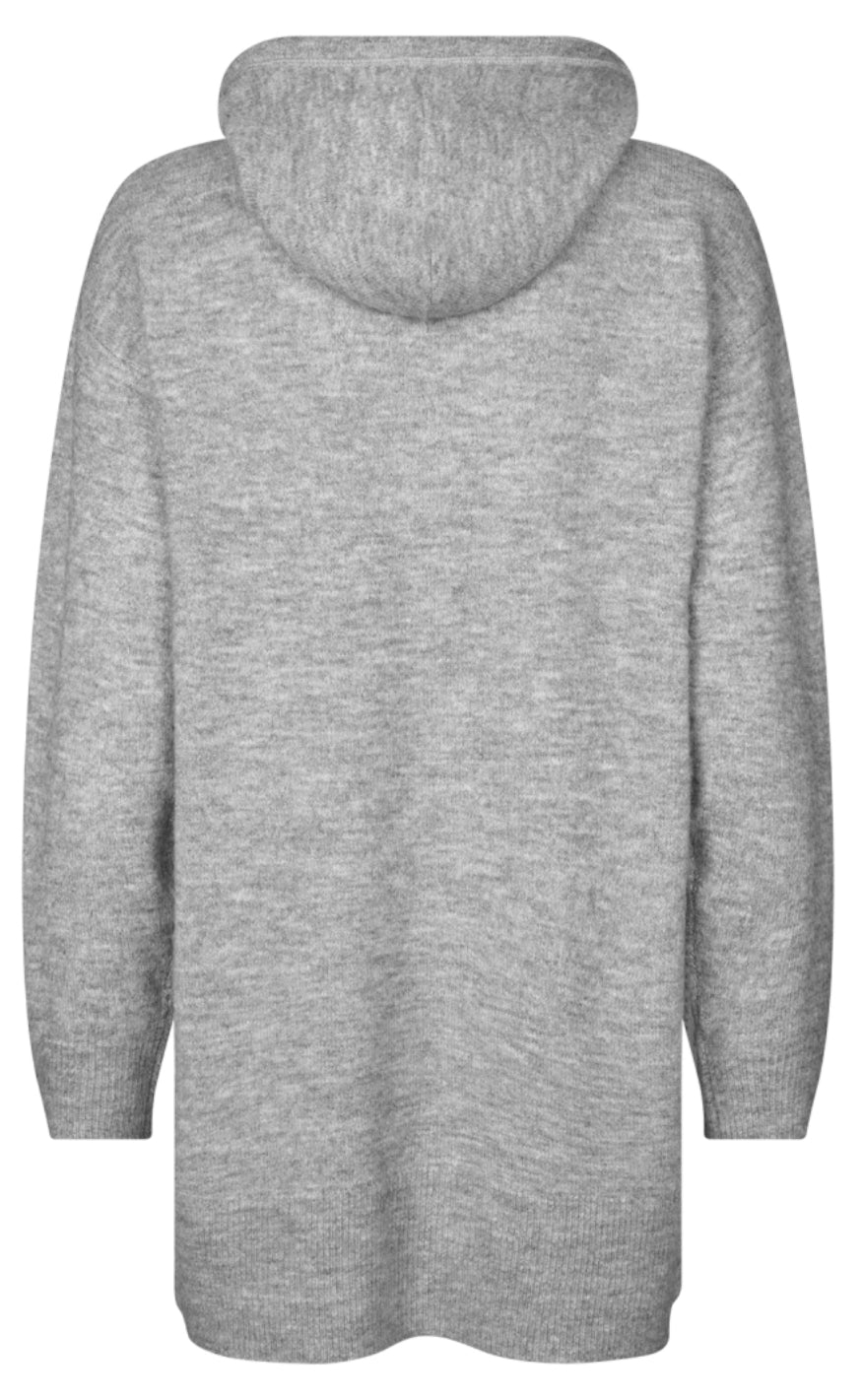 Lollys Laundry Hoodie - Portland - Grey Melange