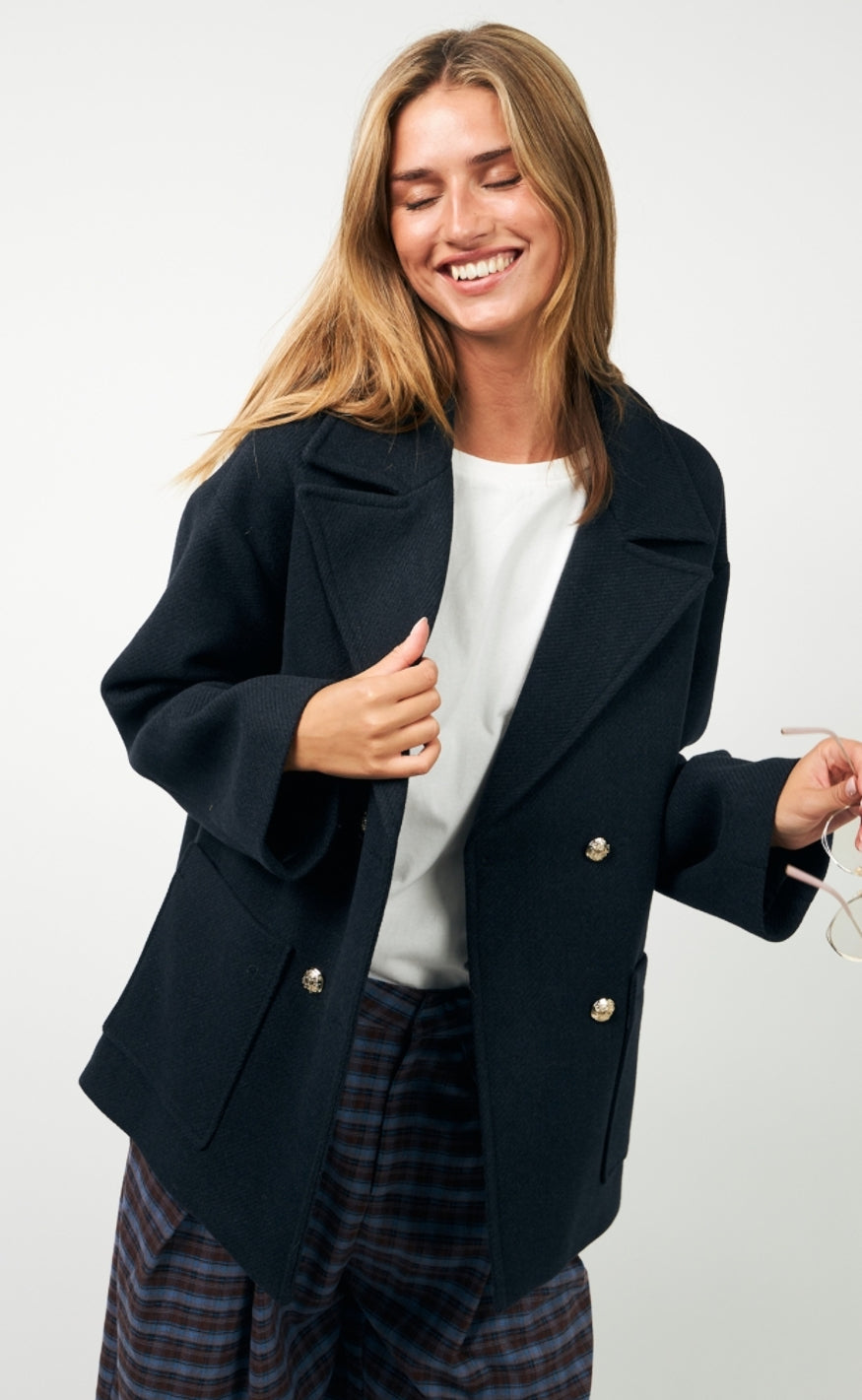 Lollys Laundry Jakke - Esther LL - Dark Navy