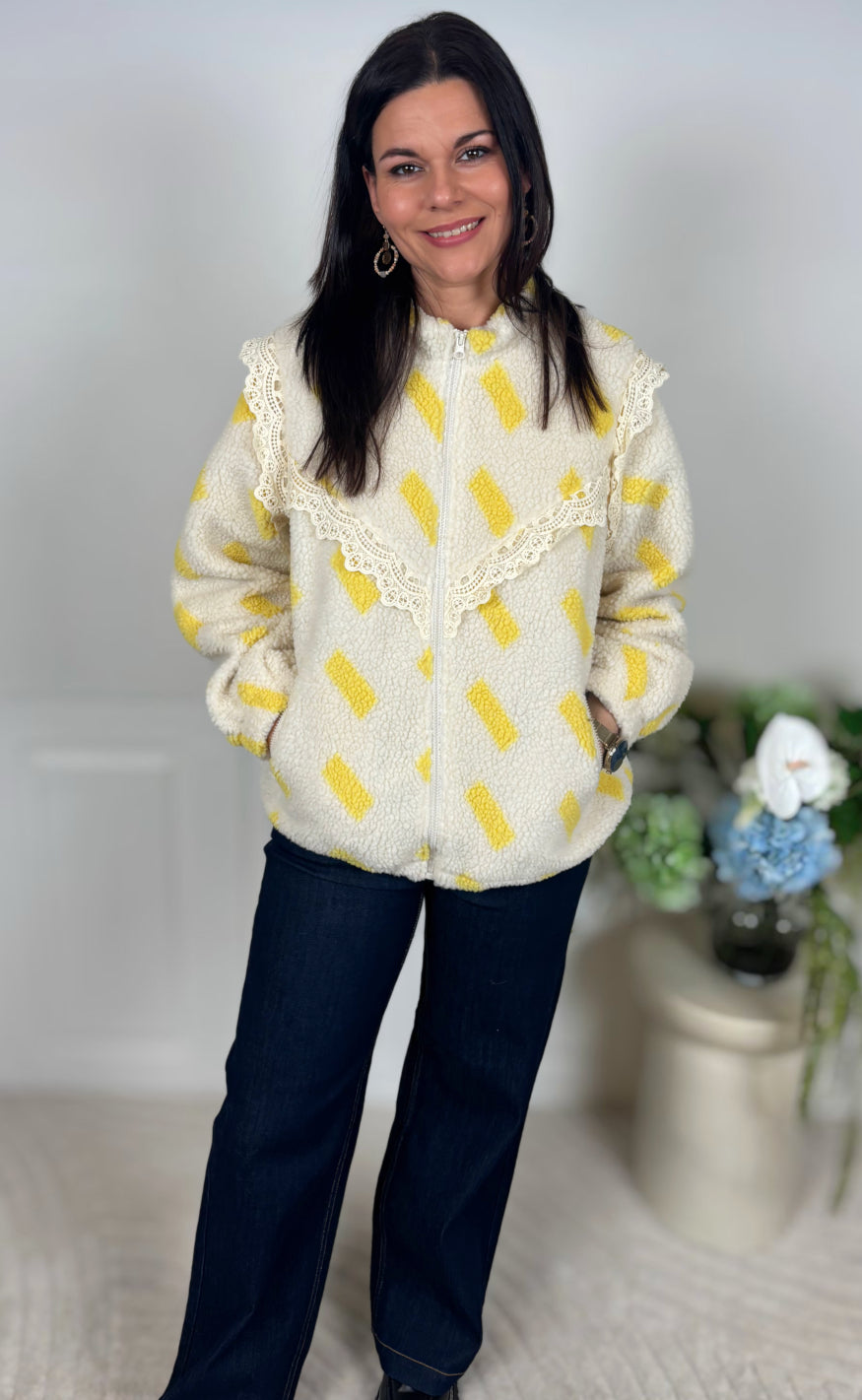 Lollys Laundry Jakke - Fall LS - Light Yellow