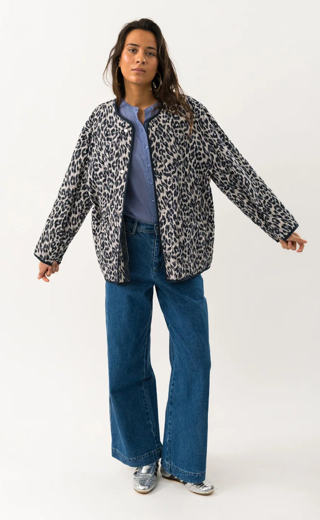 Lollys Laundry Jakke - Lily - Leopard Print