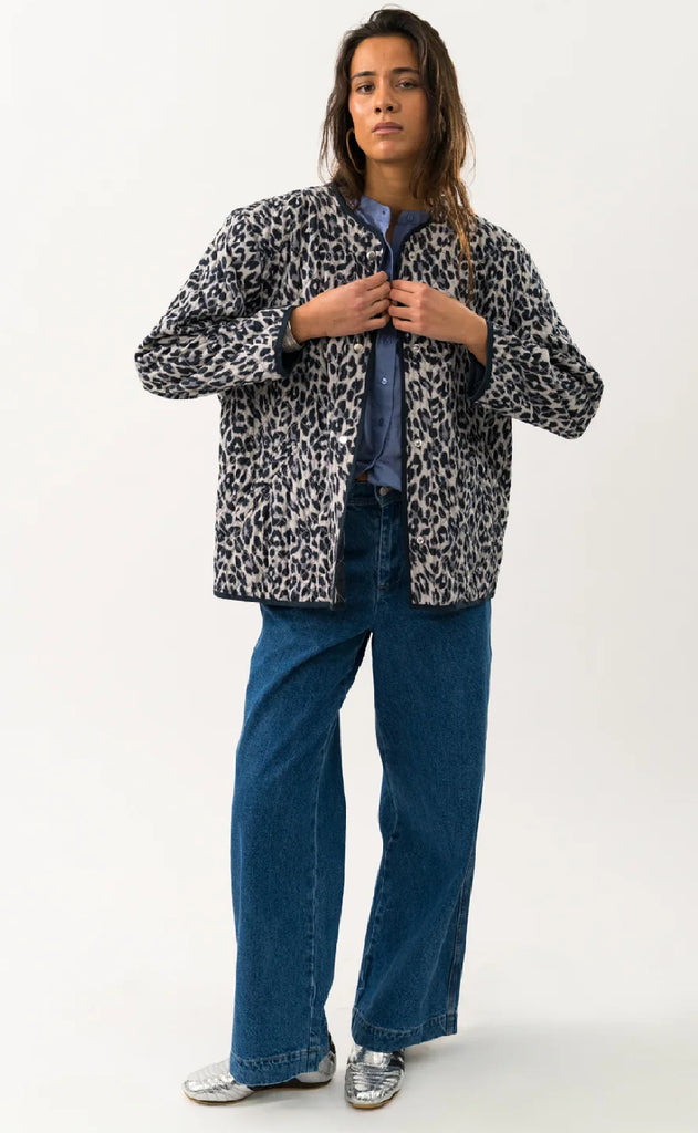 Lollys Laundry Jakke - Lily - Leopard Print
