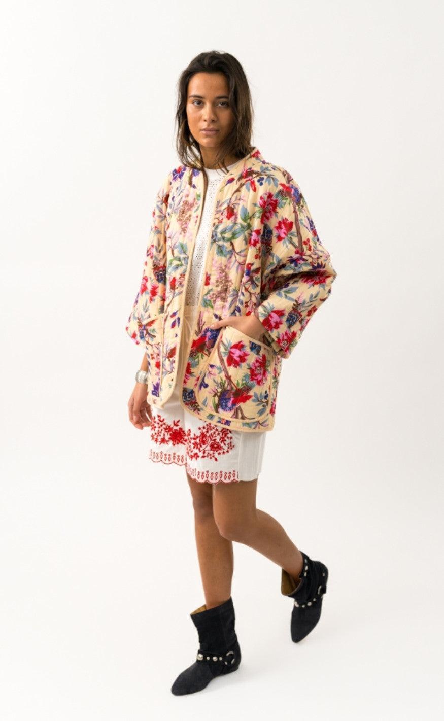 Lollys Laundry Jakke - Lulu - Flower Print