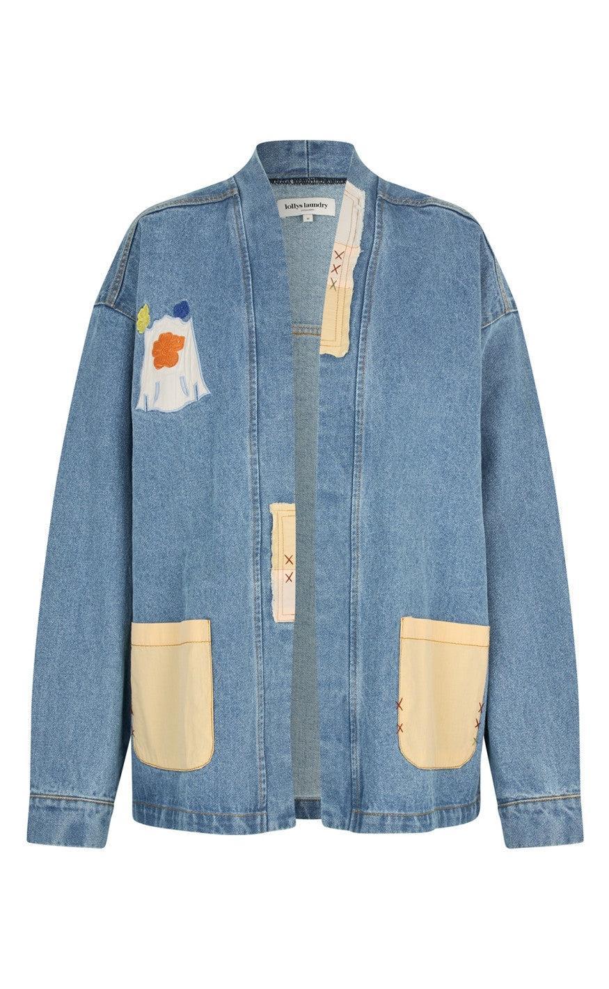 Lollys Laundry Jakke - Mila - Washed Denim