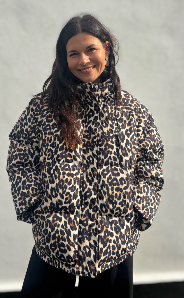 Lollys Laundry Jakke - Shelby - Leopard Print