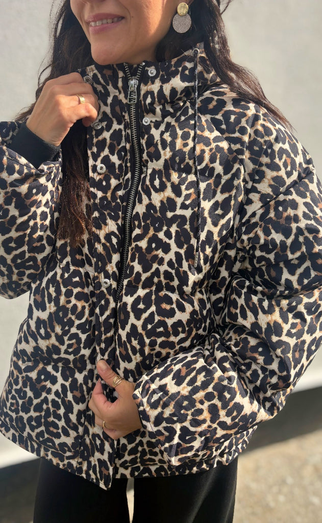 Lollys Laundry Jakke - Shelby - Leopard Print