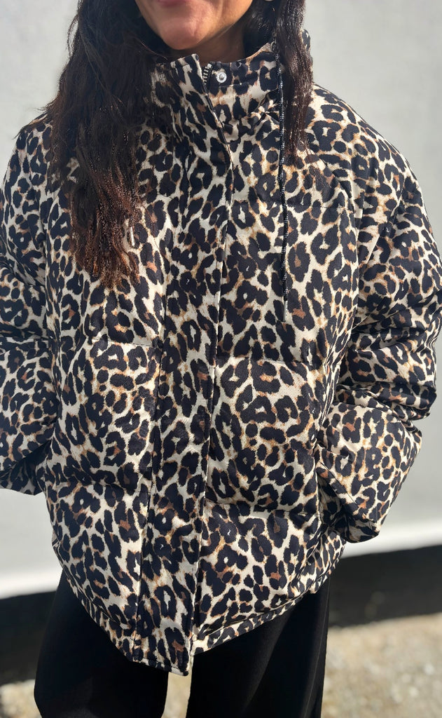 Lollys Laundry Jakke - Shelby - Leopard Print