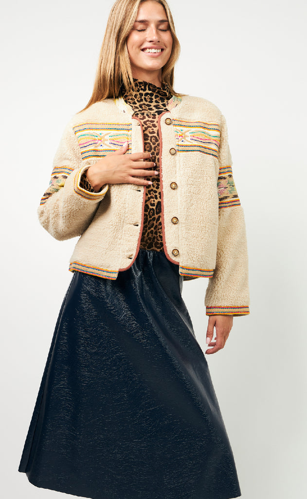 Lollys Laundry Jakke - Siri - Beige