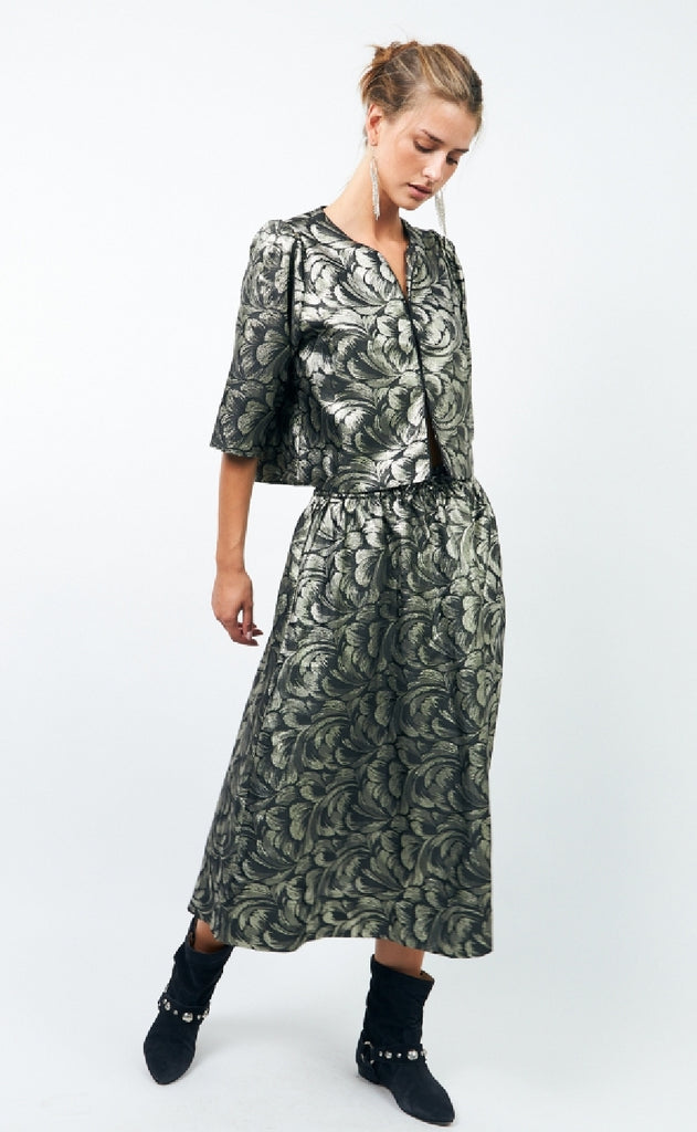 Lollys Laundry Nederdel - Catalina - Silver