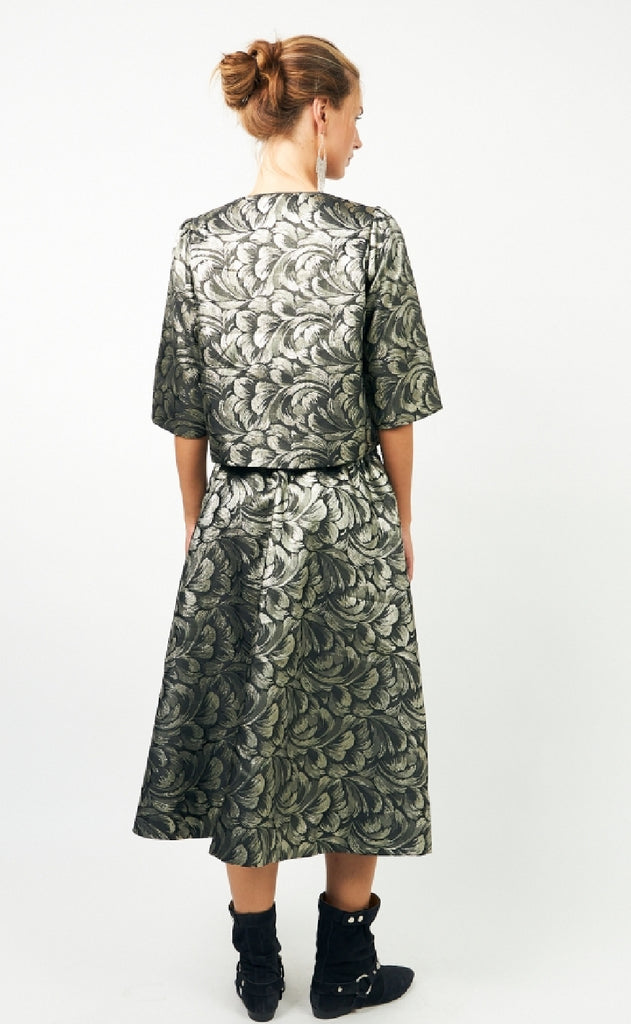 Lollys Laundry Nederdel - Catalina - Silver