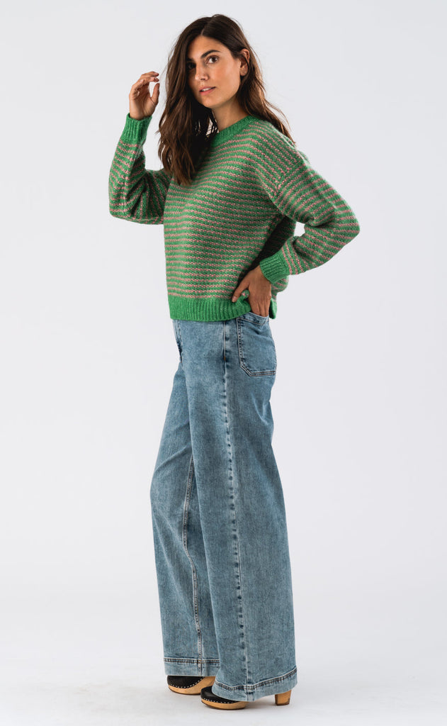 Lollys Laundry Jumper - Terry - Green