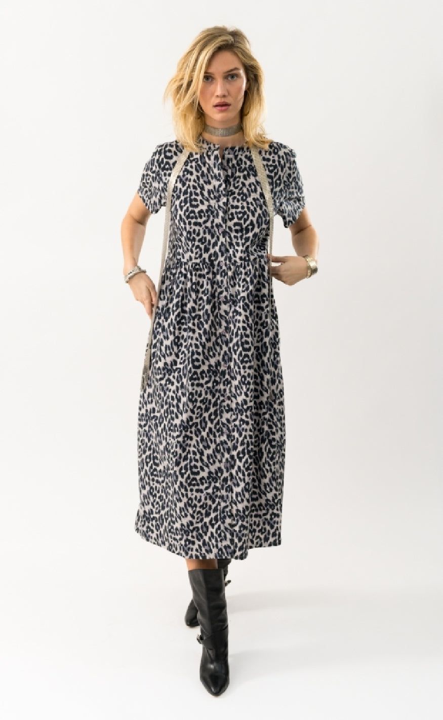 Lollys Laundry Kjole - Aliya - Leopard Print