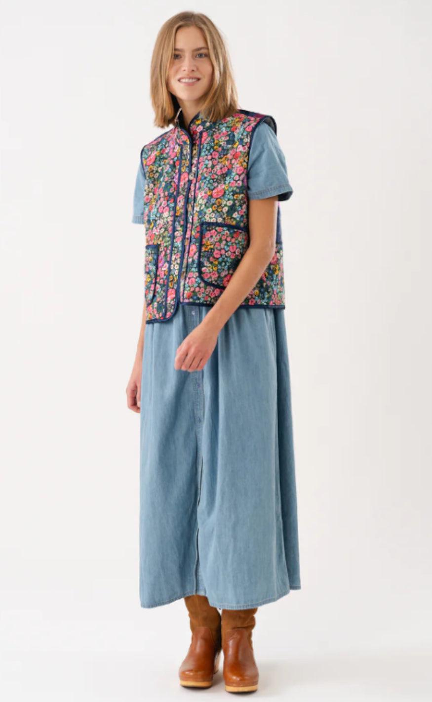 Lollys Laundry Kjole - Aliya - Light Blue