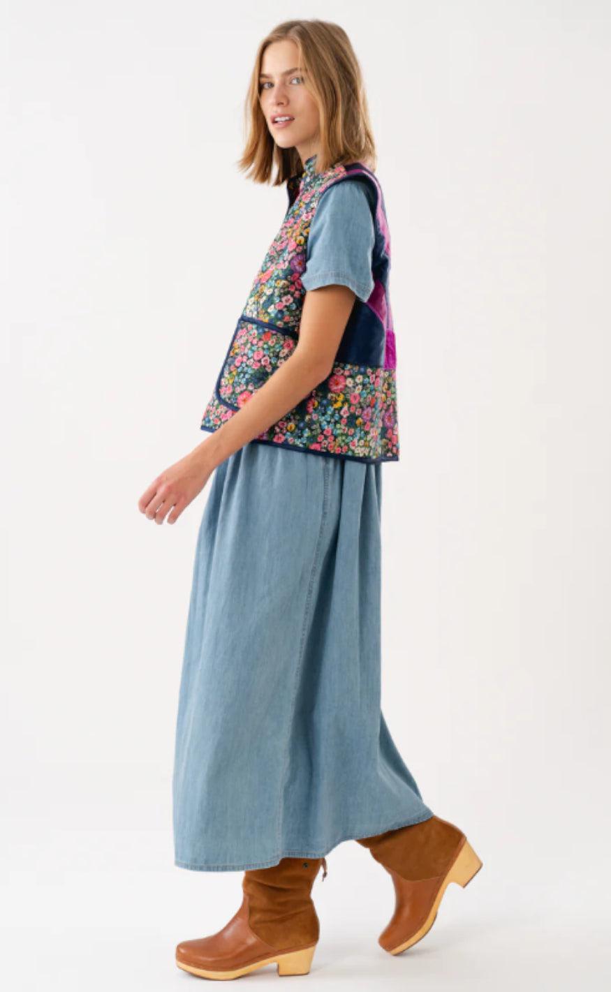 Lollys Laundry Kjole - Aliya - Light Blue