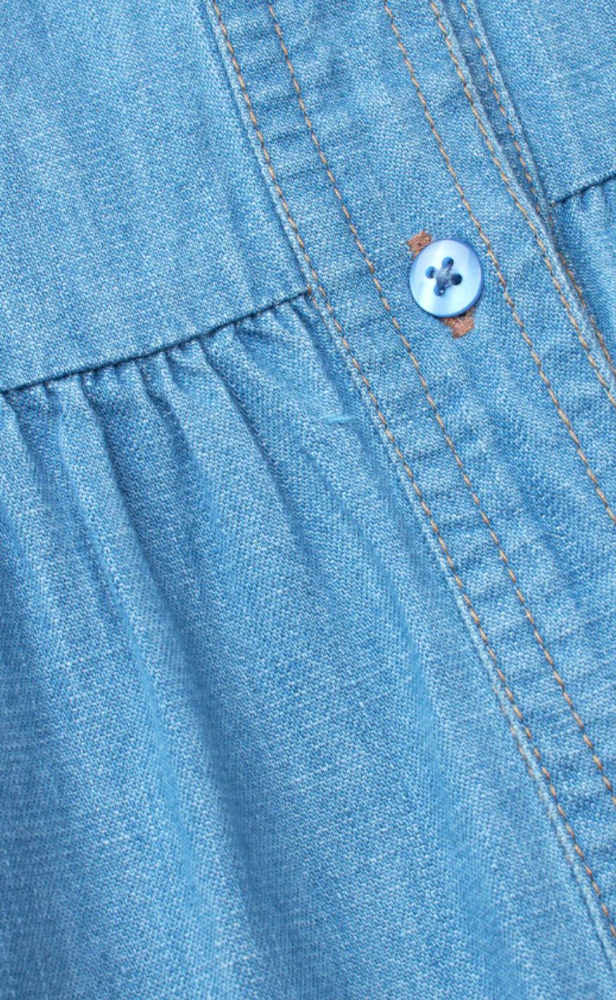 Lollys Laundry Kjole - Aliya - Light Blue