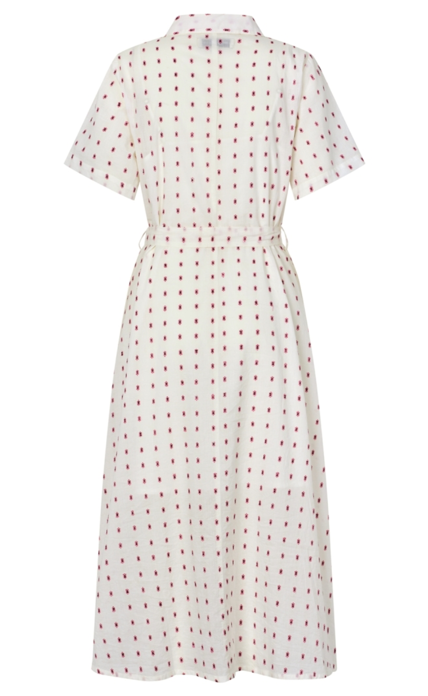 Lollys Laundry Kjole - BlakeLL Midi SS - Creme