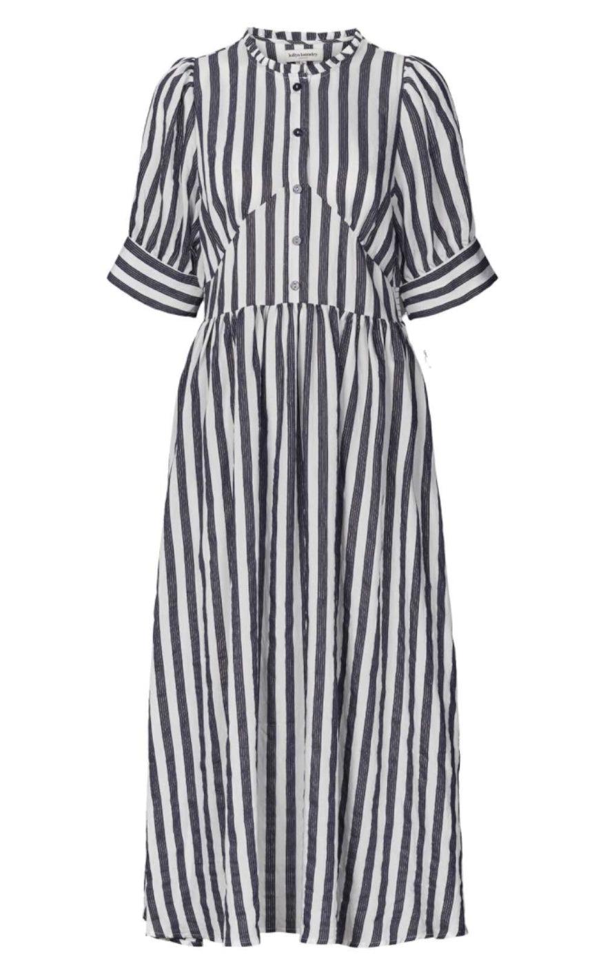 Lollys Laundry Kjole - Boston - Dark Blue