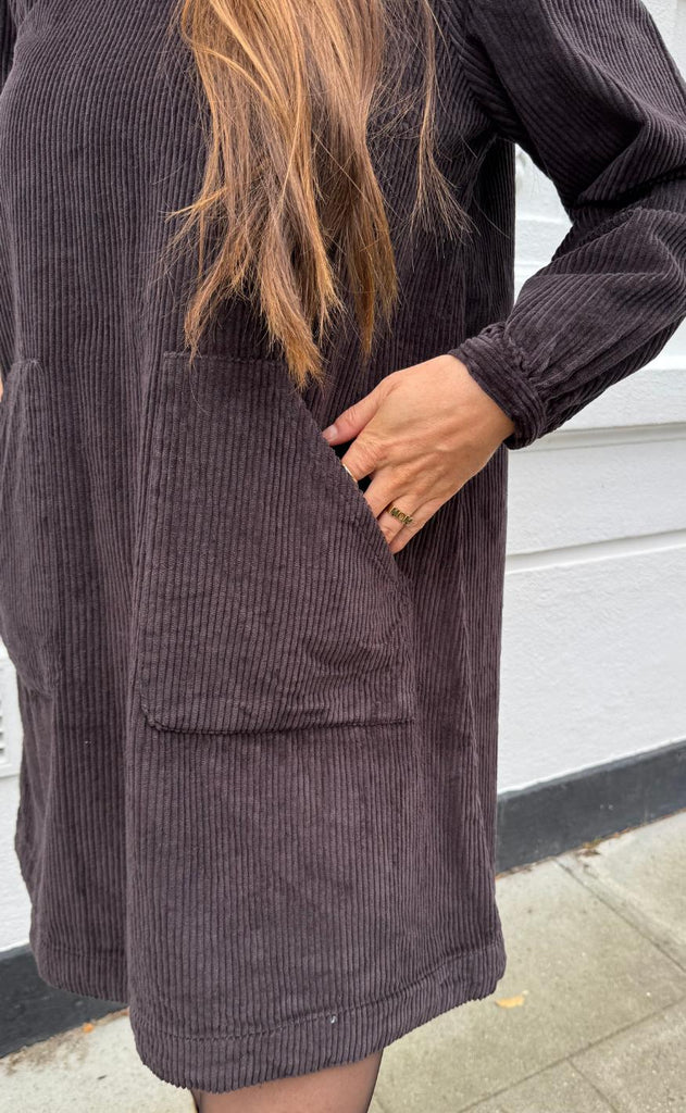 Lollys Laundry Kjole - Carla LL - Dark Mokka