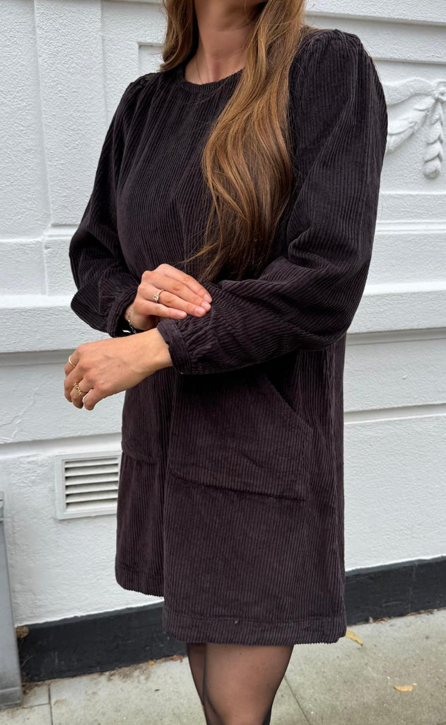 Lollys Laundry Kjole - Carla LL - Dark Mokka