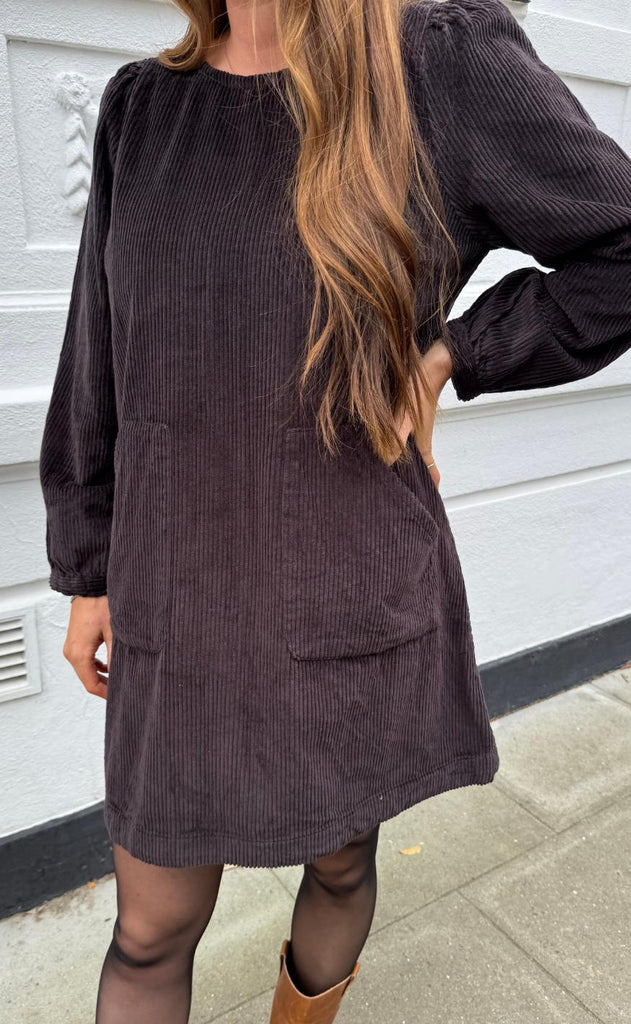 Lollys Laundry Kjole - Carla LL - Dark Mokka