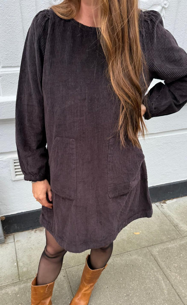 Lollys Laundry Kjole - Carla LL - Dark Mokka