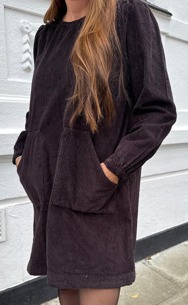 Lollys Laundry Kjole - Carla LL - Dark Mokka